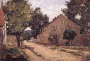 Camille Pissarro Road to Port-Marly Route de Port-Marly painting